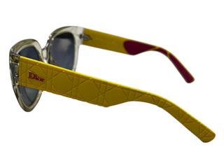 CHRISTIAN DIOR YELLOW WOMEN'S SUNGLASSES + CASE MYDIOR3R